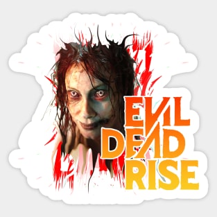 Evil Dead Rise Movie 2023 graphic design by ironpalette Sticker